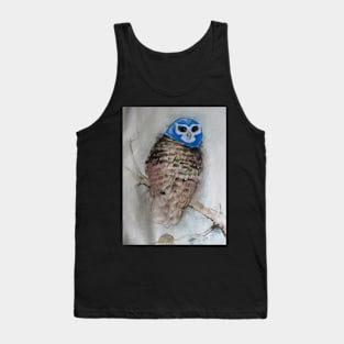 Blue Owl of Doom Tank Top